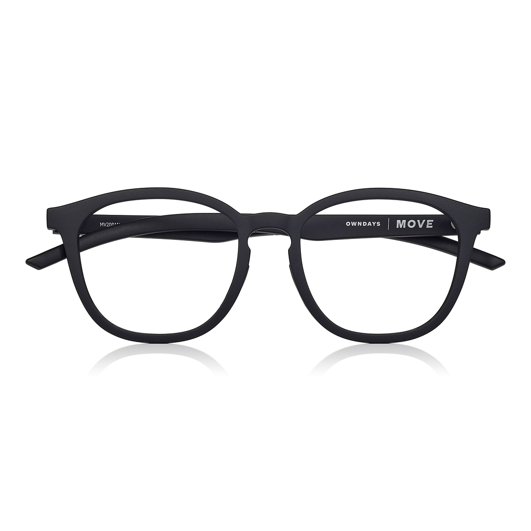 OWNDAYS | MOVE Matte Black Full Rim Wellington right side